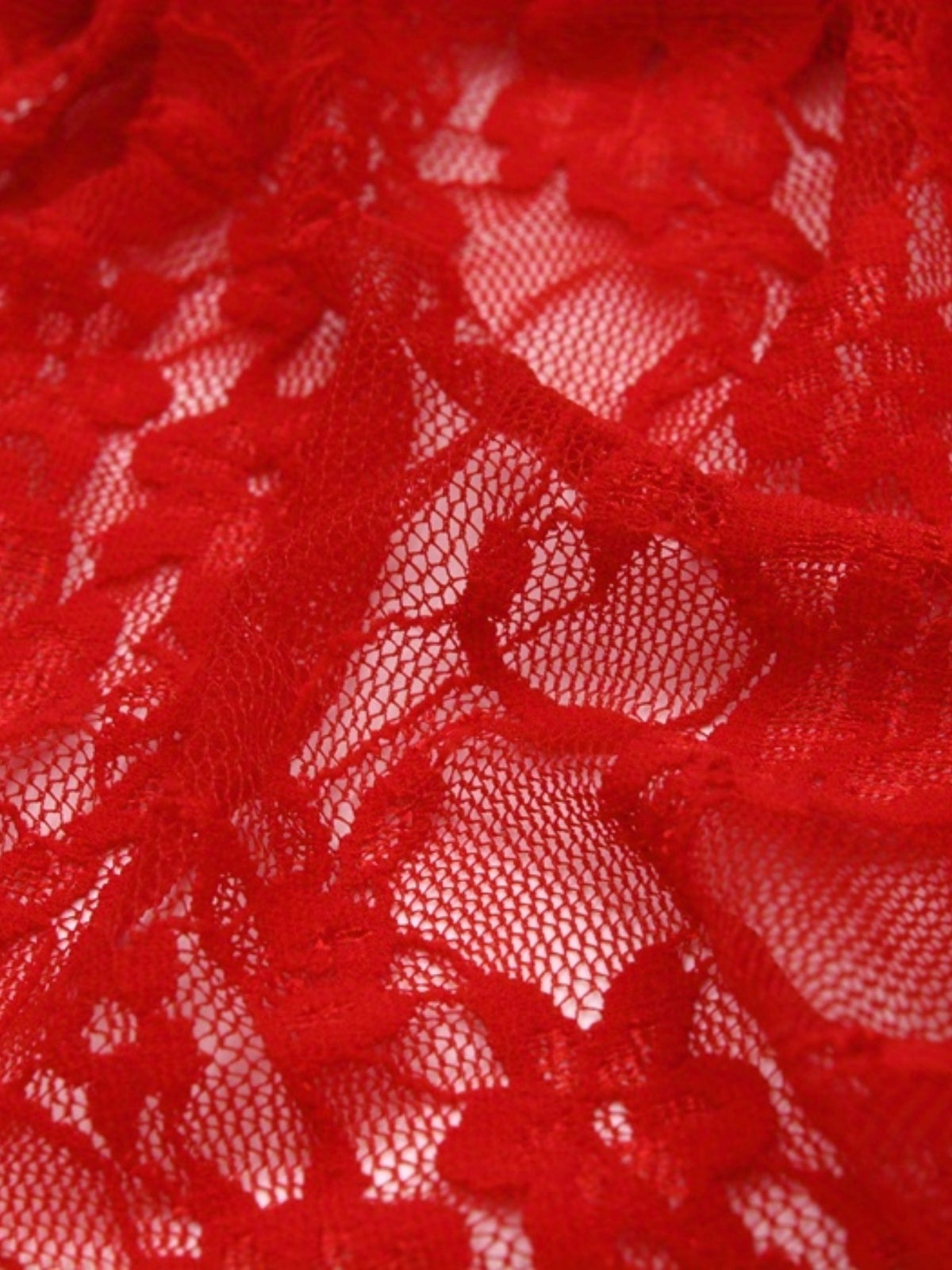 Body grande taille à entrejambe ouvert en tulle floral souple