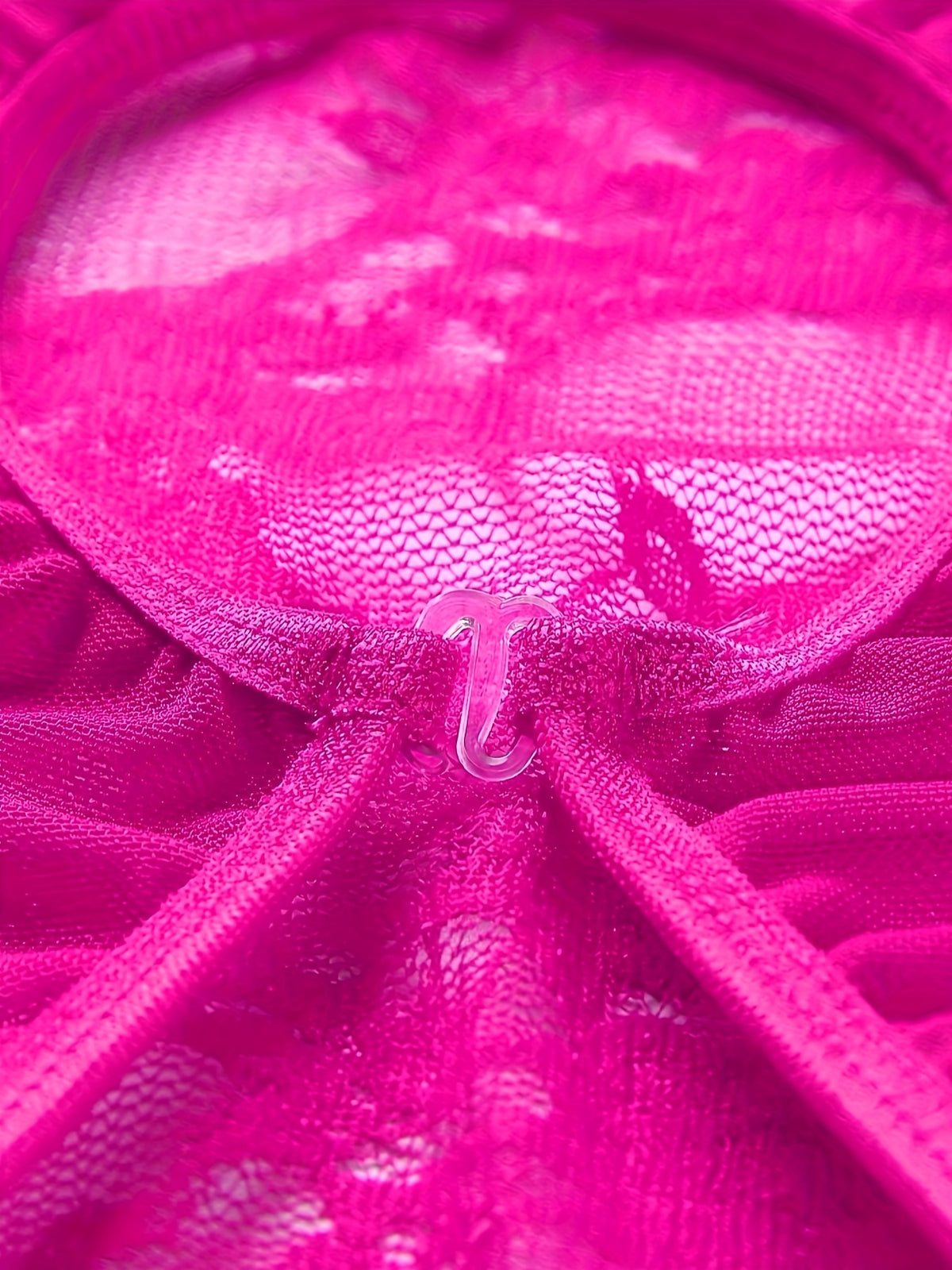 Body grande taille à entrejambe ouvert en tulle floral souple