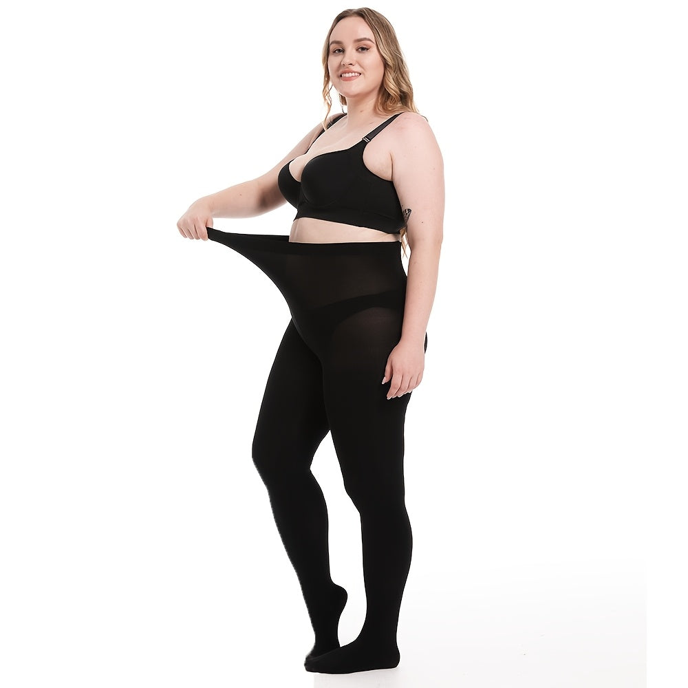 Collant 80 deniers grande taille en noir ou en ton chair