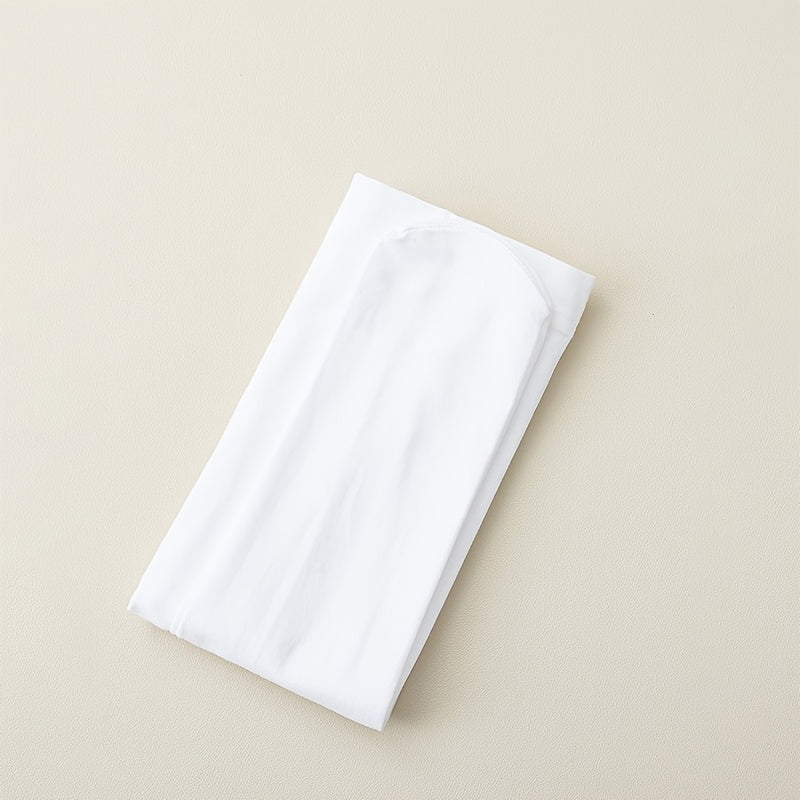 Collant grande taille 120 deniers en noir ou blanc opaque