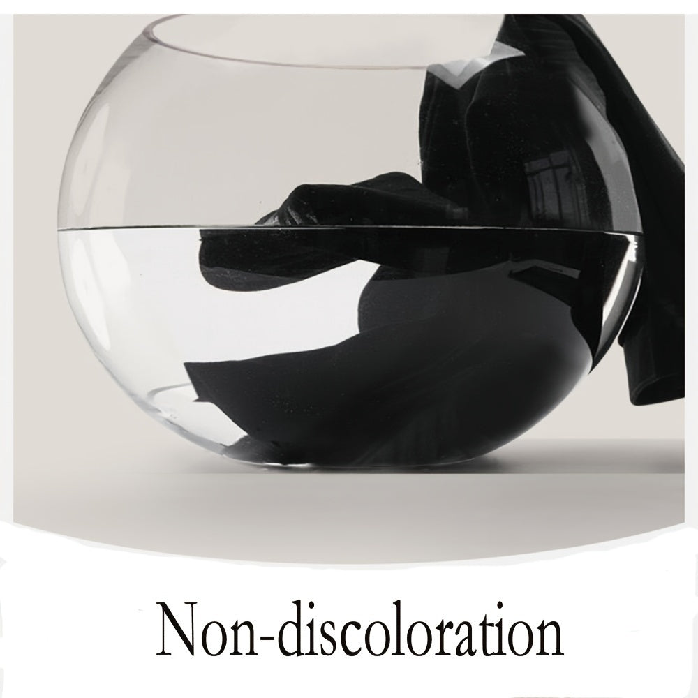 Collant grande taille en nylon dense, noir intégral opaque