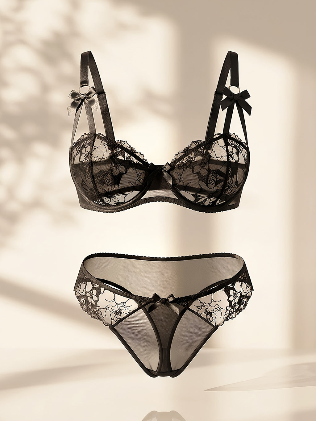 Doubles bretelles à anneaux, ensemble lingerie grande taille