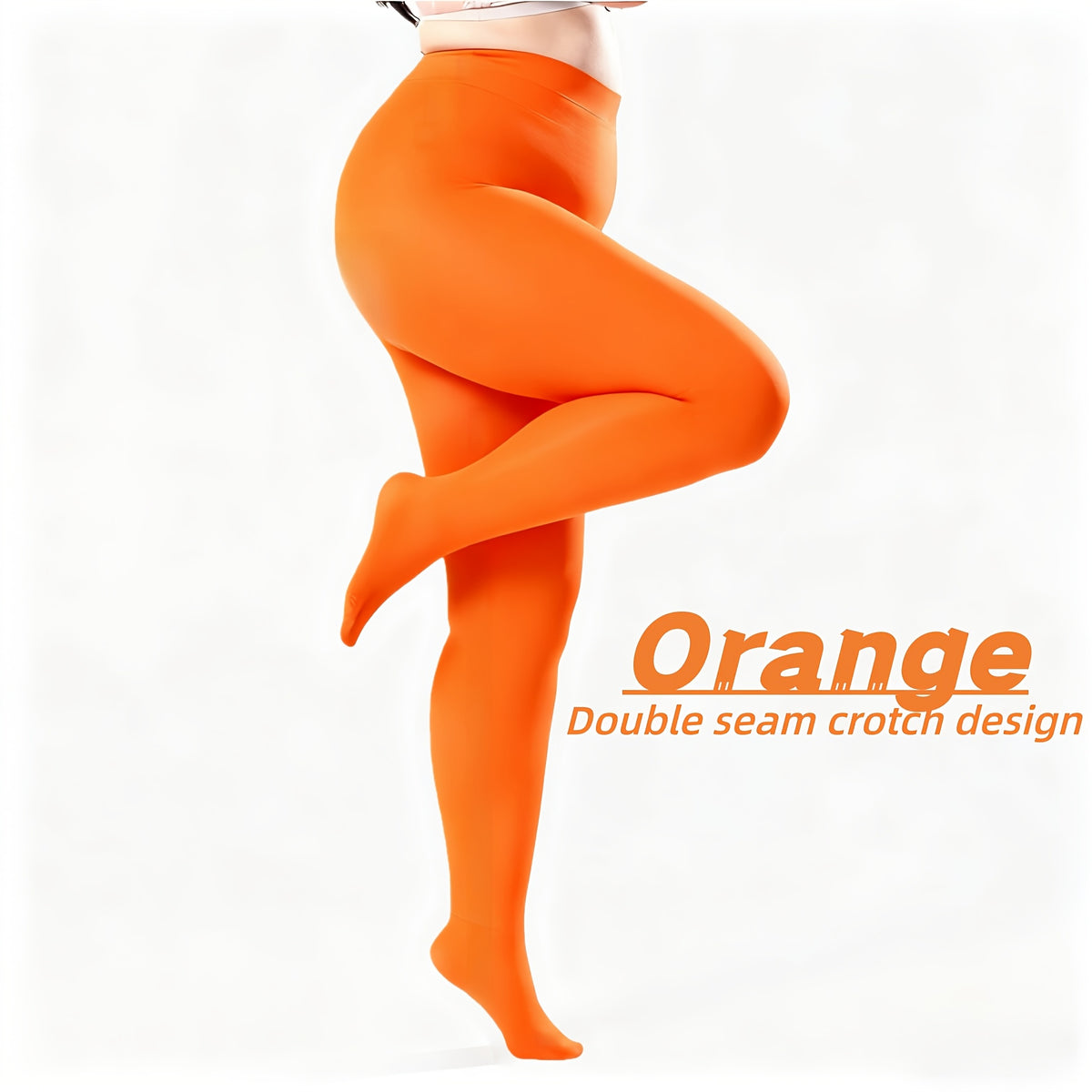 Lot de 2 collants grande taille en cinq duos de couleurs