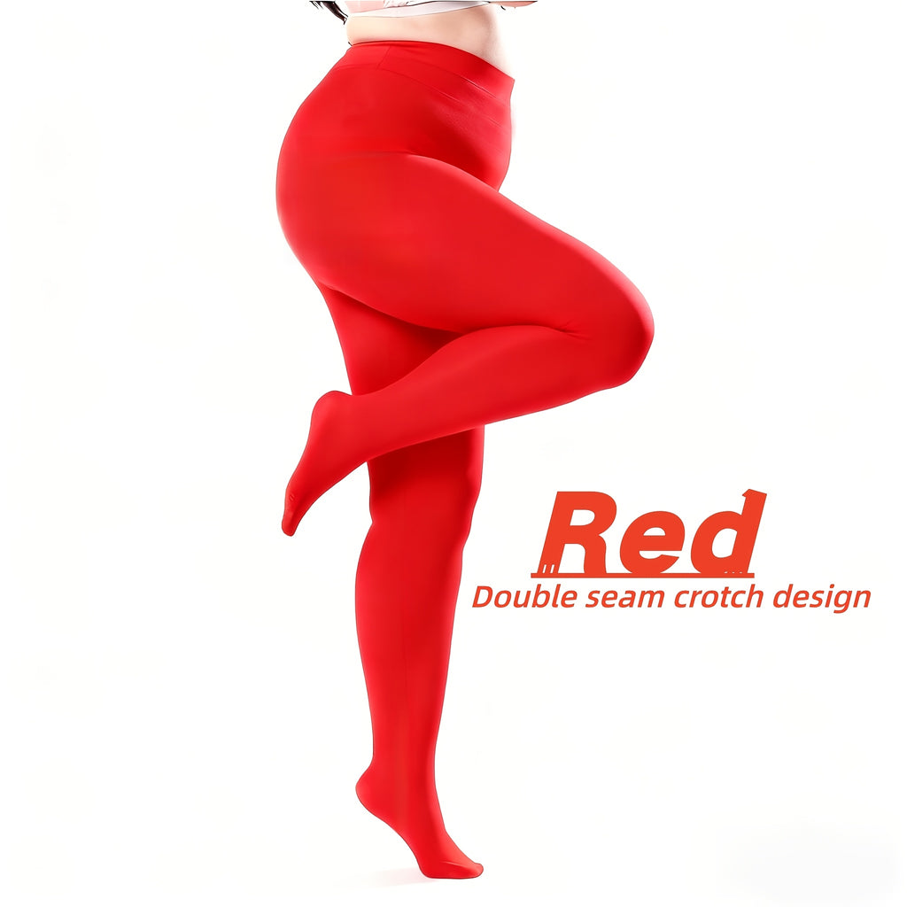 Lot de 2 collants grande taille en cinq duos de couleurs